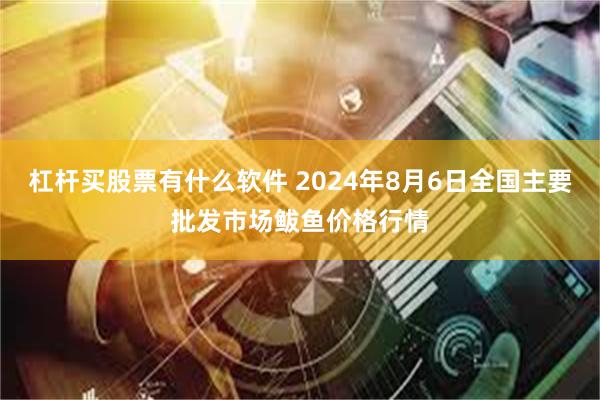 杠杆买股票有什么软件 2024年8月6日全国主要批发市场鲅鱼价格行情