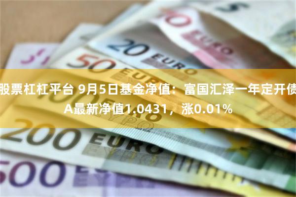 股票杠杠平台 9月5日基金净值：富国汇泽一年定开债A最新净值1.0431，涨0.01%