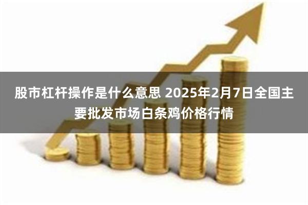 股市杠杆操作是什么意思 2025年2月7日全国主要批发市场白条鸡价格行情